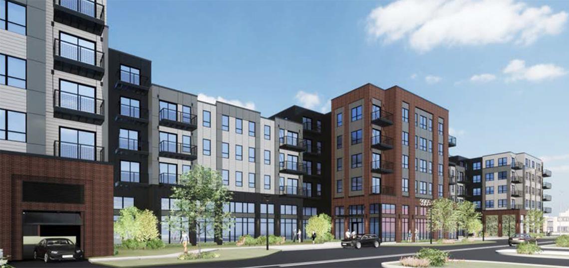Renderings emerge for mixed-use development at 3955 N